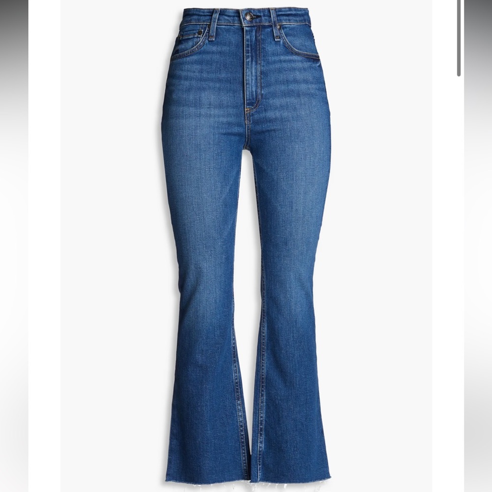 NWT Rag & Bone Casey High-Waisted Flare Jeans in Chelsea 32
